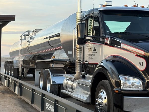 Shull Transport Truck on Scale
